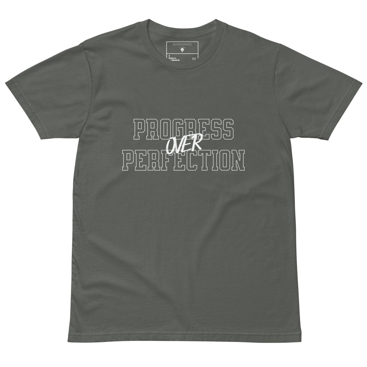 Progress Over Perfection – Mindset Tee - BussinmindsBussinmindsProduct mockup
